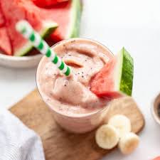 banana, melon, mango smoothie