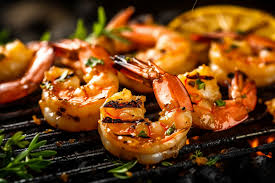 grilled prawns